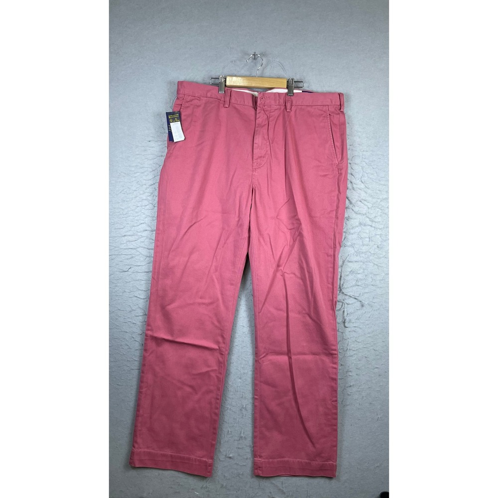 Polo Ralph Lauren Chino Pants Mens 38x32 Pink New Classic Fit Cotton Twill